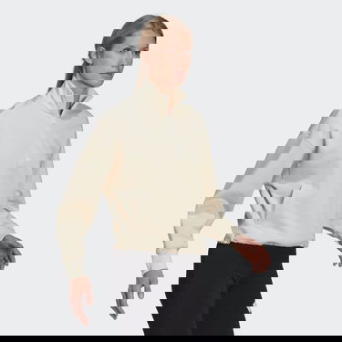 Mikina adidas Performance Sportswear Future Icons Quarter-Zip Hoodie Béžová | HC1641, 5