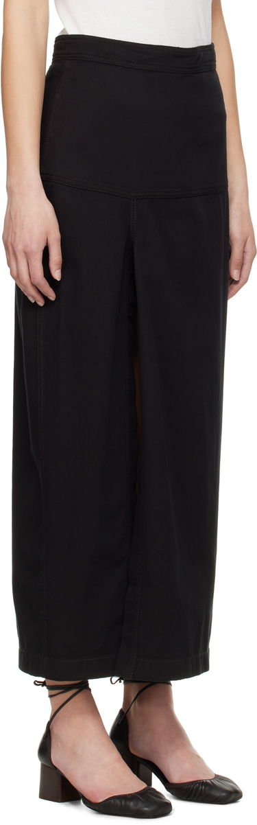 Sukňa LEMAIRE Lemaire Slit Midi Denim Skirt Čierna | SK1046 LD1028, 1