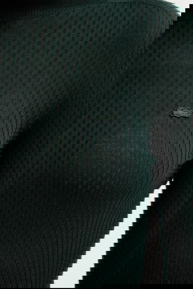 Sveter Lacoste Lacoste Turtleneck Ribbed Sweater Zelené | AF4189, 4