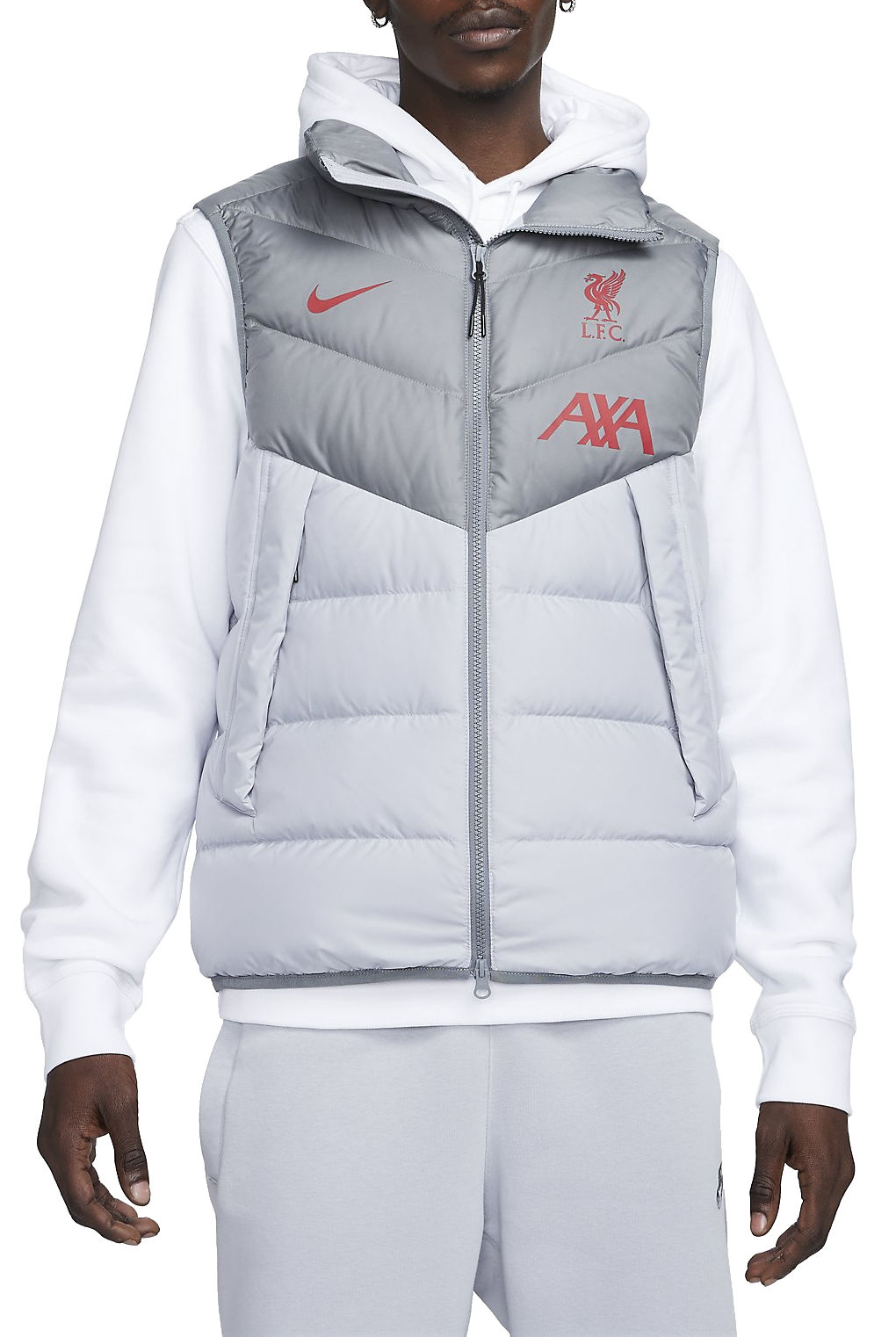 Vesta Nike Liverpool FC Windrunner Down Fill Vest Šedá | dz4868-084, 0