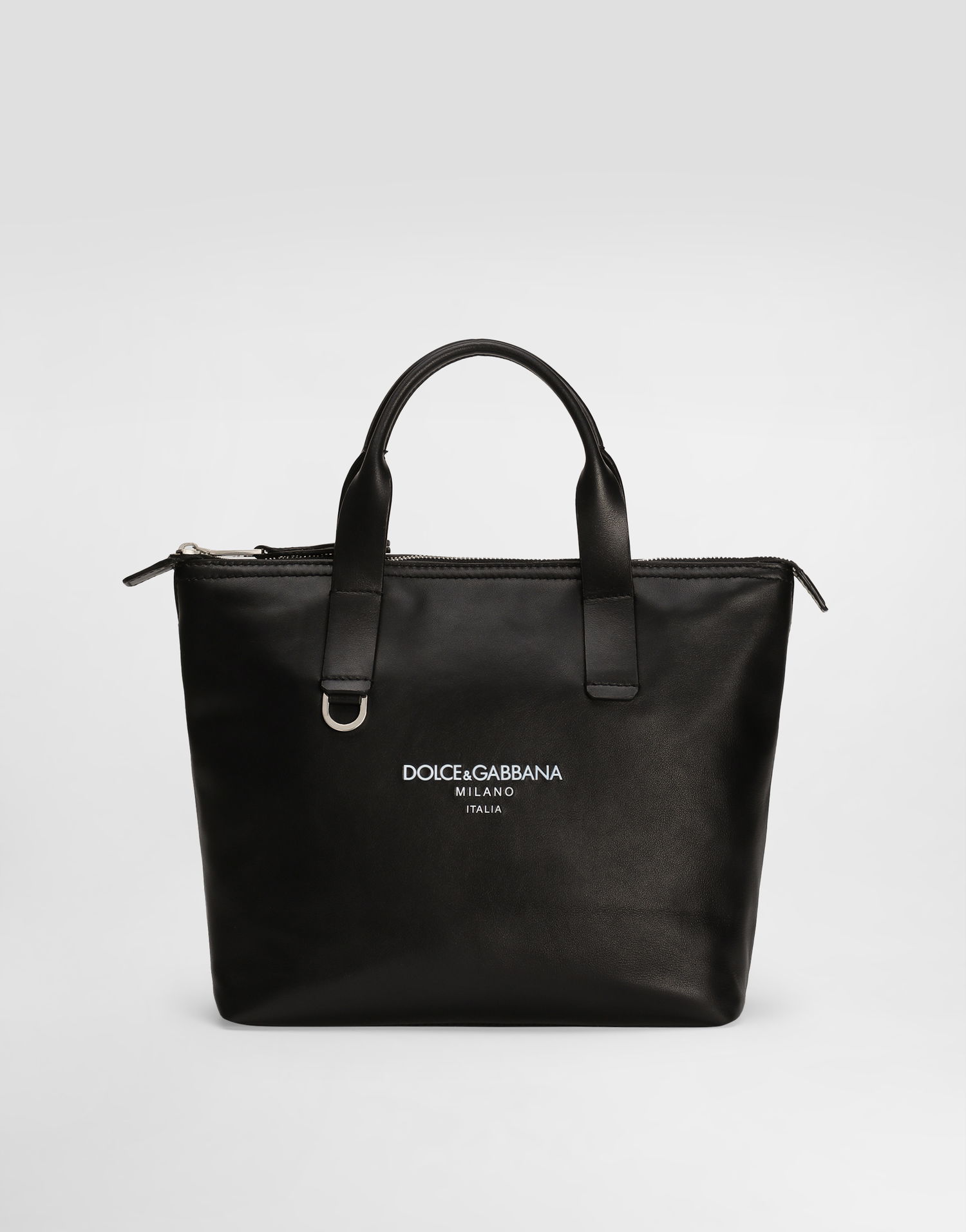 Tote bag Dolce & Gabbana Dolce & Gabbana Calfskin Small Shopper Čierna | BM2384A6E4880999, 0