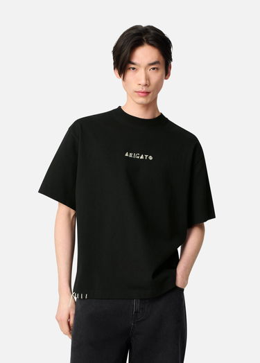 Tričko AXEL ARIGATO Men's Arigato Threaded T-Shirt Čierna | A3443002, 2