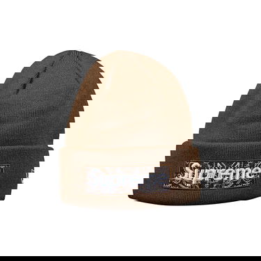 Kulicha Supreme New Era x Bandana Box Logo Beanie Hnedá | FW19BN4 DARK BROWN, 1