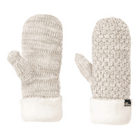 HIGHLOFT Knitted Mittens with Fluffy Cuff