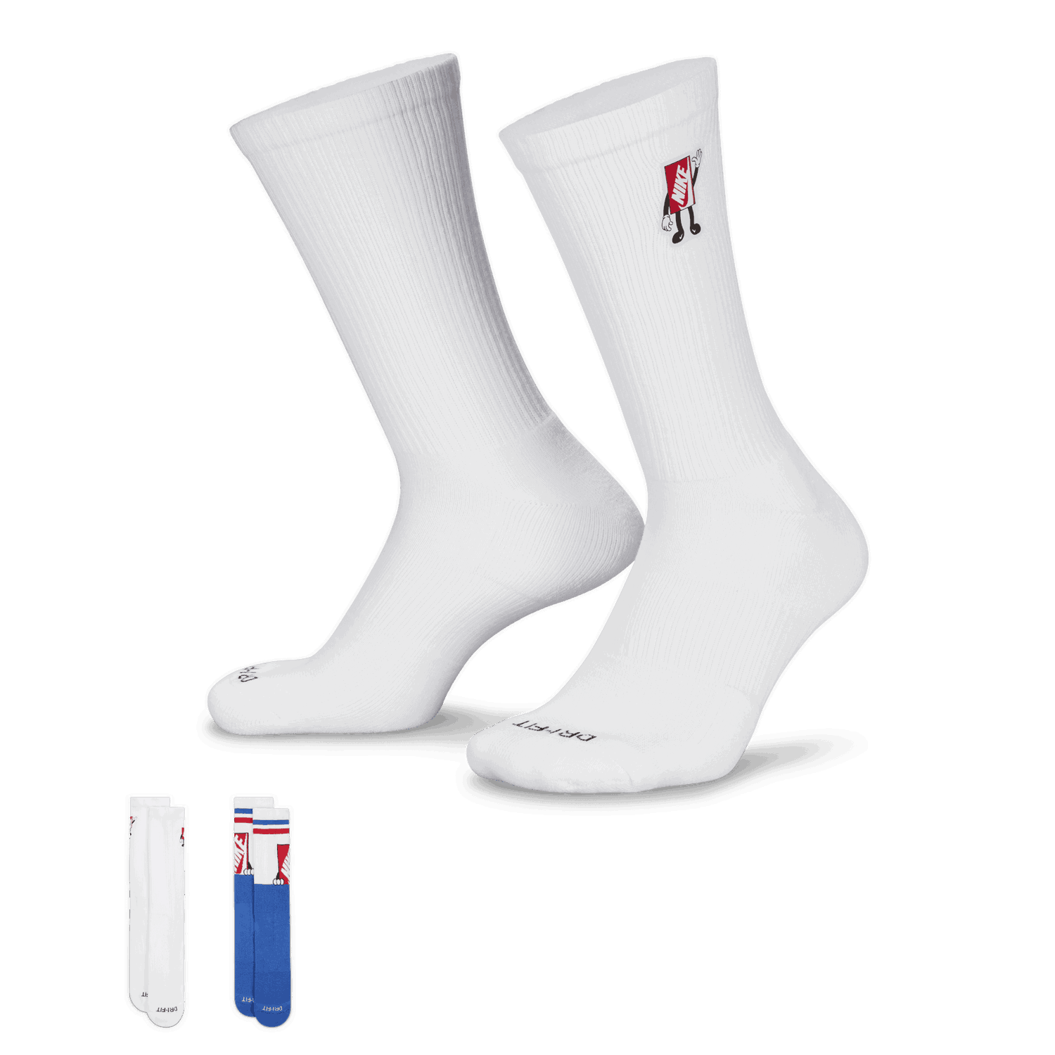 Ponožky Nike Everyday Plus 2 pairs Biela | FB3273-901, 0