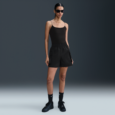 Šortky Nike Nike Sportswear Essential Woven High-Waisted Cargo Shorts Čierna | HM6982-010, 2
