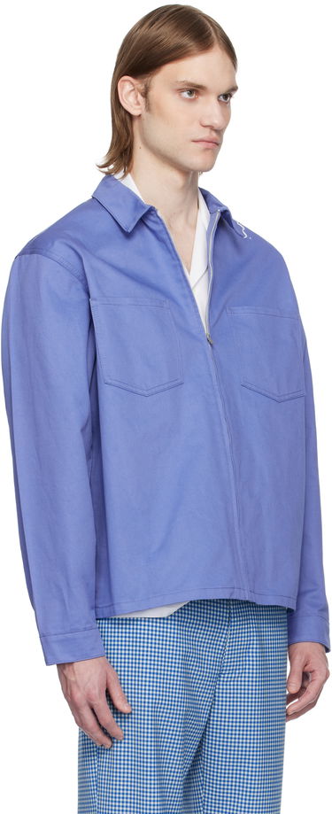 Košeľa Marni Marni Organic Cotton Zip-Up Shirt Čierna | CUMU0297S0 UTC311, 4