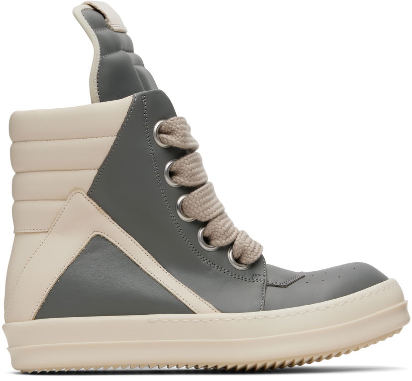Tenisky a topánky Rick Owens Concordians Jumbolace Geobasket Šedá | RU02E1898 LCOW2