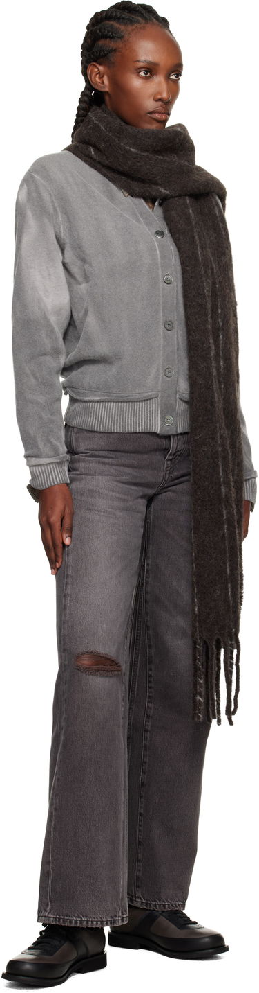 Šál OUR LEGACY Our Legacy Estate Striped Scarf Hnedá | A4258EBR, 3