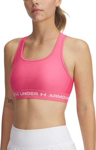 Podprsenka Under Armour Crossback Mid Sports Bra Ružová | 1361034-672, 0