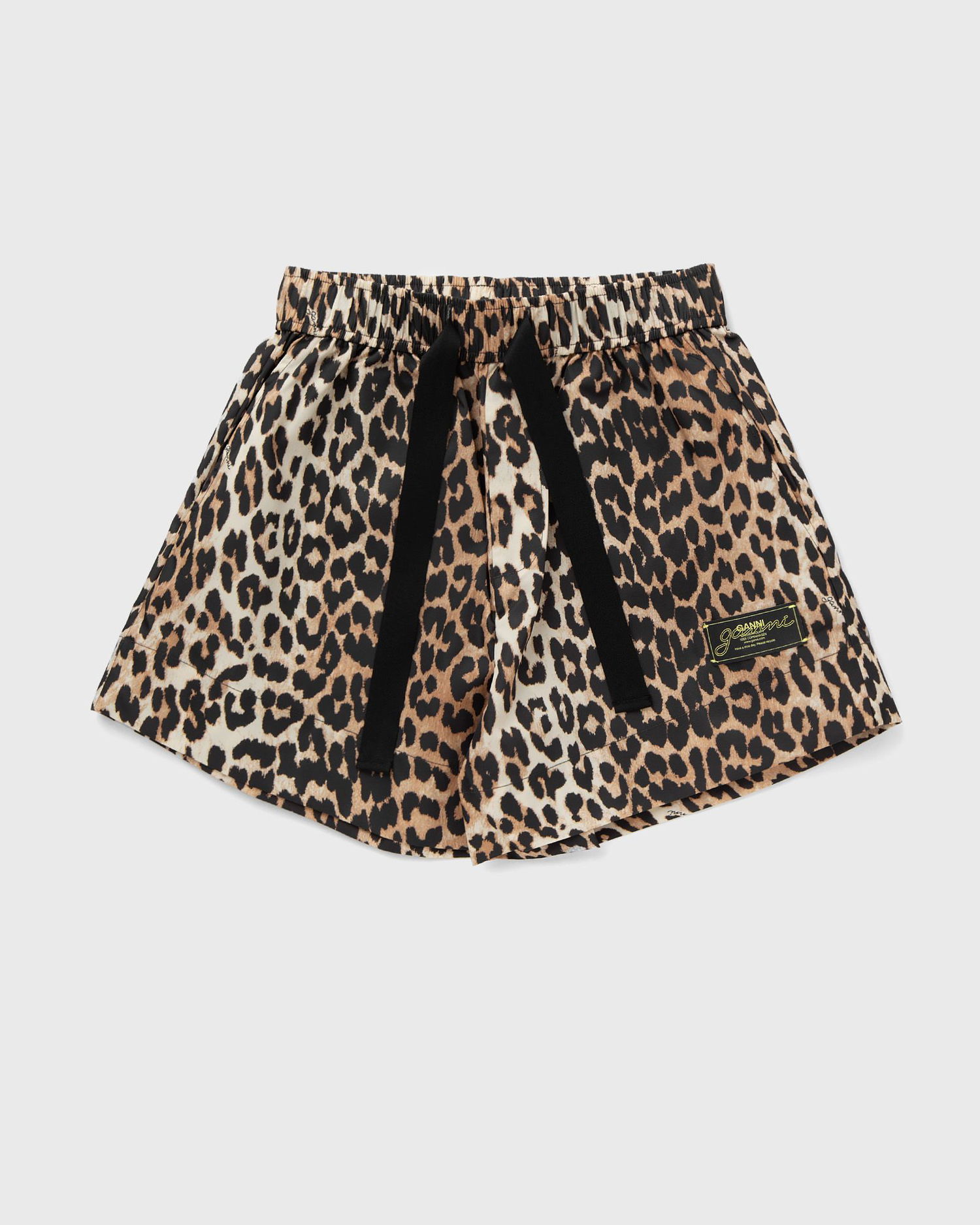 Šortky GANNI Ganni Duchesse Nylon Shorts Hnedá | W0486-943, 0