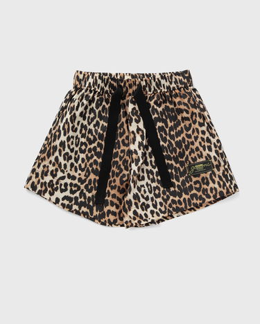 Šortky GANNI Ganni Duchesse Nylon Shorts Hnedá | W0486-943, 0