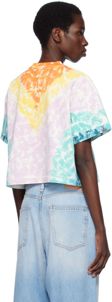 Crop Top Casablanca Casablanca Surf Trip Tie-Dye Cropped T-Shirt Rôznofarebný | WS25-JTS-037-01, 2
