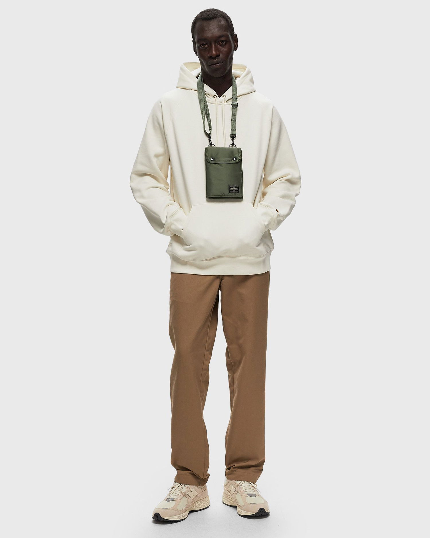 Mikina Carhartt WIP Hooded Chase Sweat Biela | I033661-0SH.XX, 1