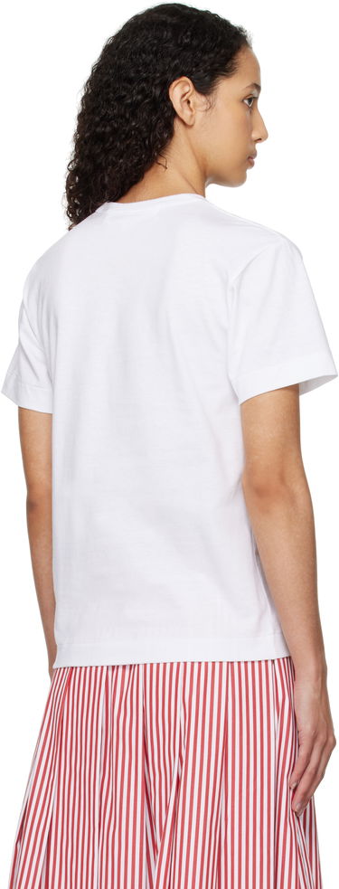Tričko Comme des Garçons COMME des GARÇONS PLAY Heart T-Shirt Biela | T064-051, 2
