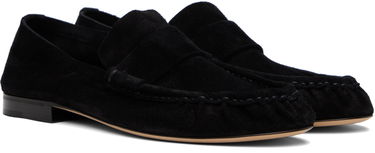 Tenisky a topánky The Row The Row Soft Suede Loafers Čierna | F1626-L305, 3