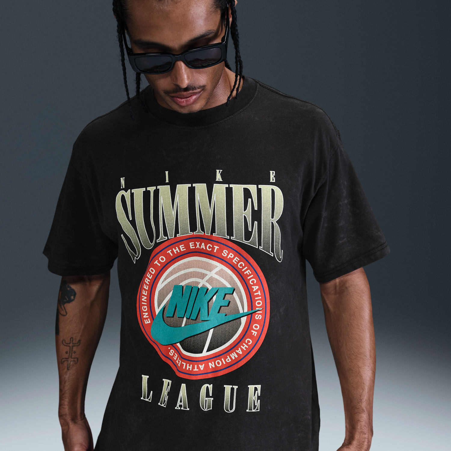 Tričko Nike Max90 Summer League Basketball T-Shirt Čierna | HJ3434-010, 1