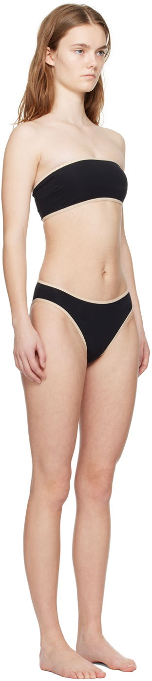 Plavky TOTEME Edge Bandeau Bikini Top Čierna | 241-WSW1041/WSW1040-FB0097, 1