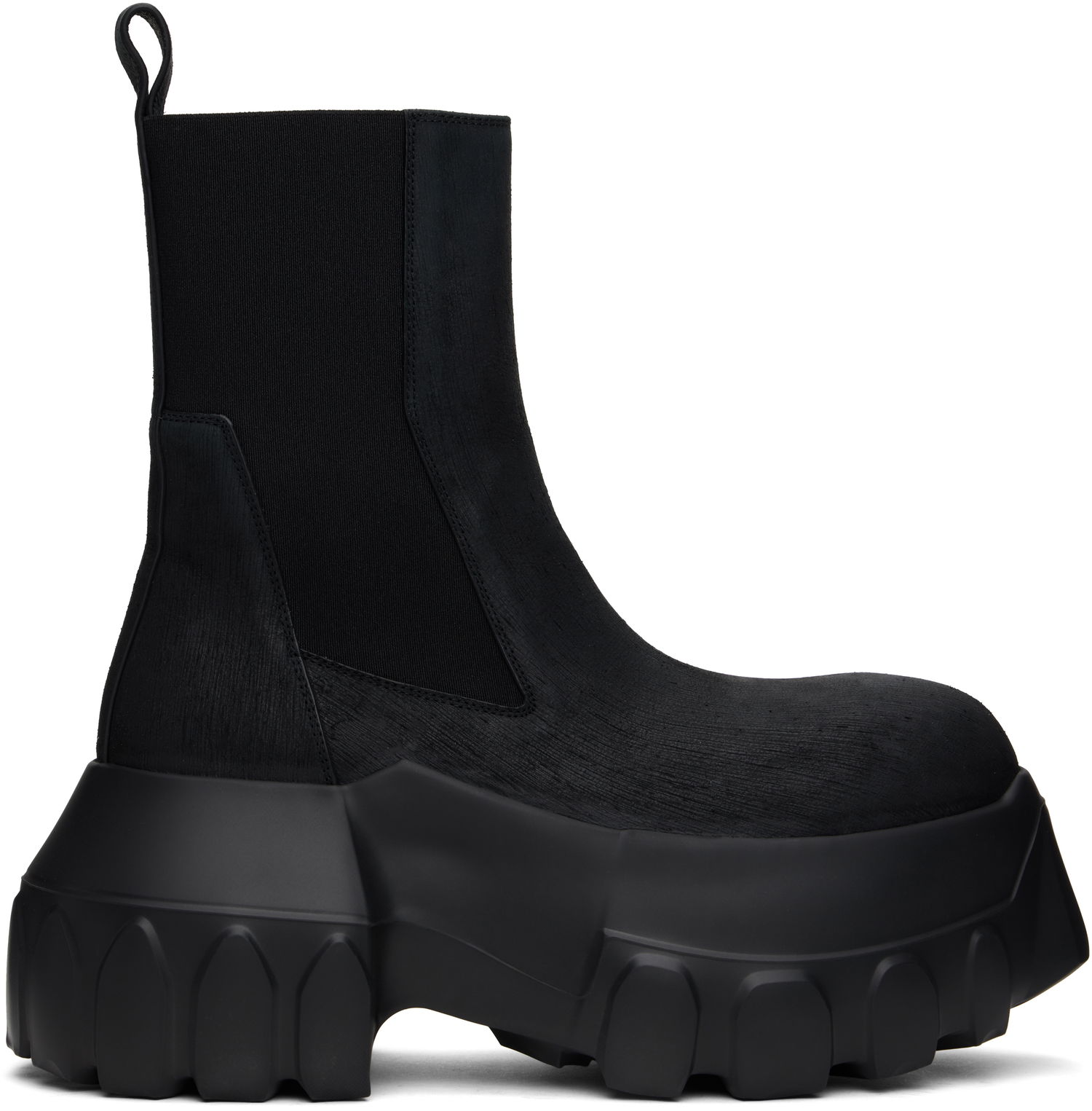 Oblečenie Rick Owens Rick Owens Hollywood Beatle Mega Tractor Chelsea Boots Čierna | RU01E5860 LFB, 0