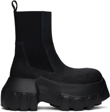 Oblečenie Rick Owens Rick Owens Hollywood Beatle Mega Tractor Chelsea Boots Čierna | RU01E5860 LFB, 0