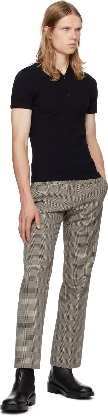 Nohavice Courrèges Prince of Wales Check Trousers Hnedá | 324CPA249PL0166, 3
