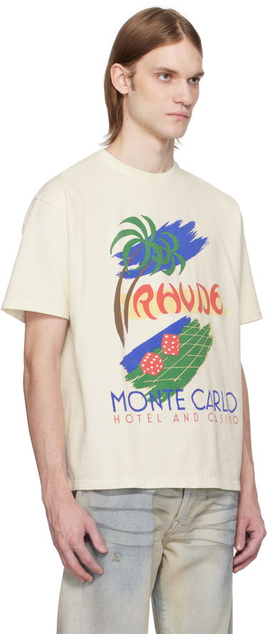 Tričko Rhude Rhude Roulette Graphic T-Shirt Béžová | RHSS25TT02012, 1