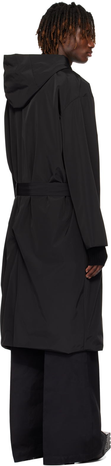 Pláštenka Rick Owens Rick Owens Hooded Robe Coat Čierna | RU01E5970 MB, 2