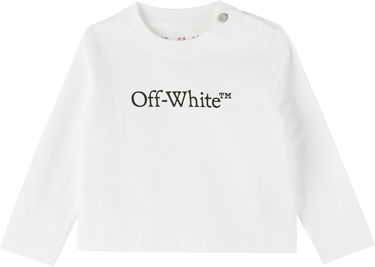 Tričko Off-White Off-White Bookish Long-Sleeved T-Shirt Biela | OBXB001S25JER0040110, 0
