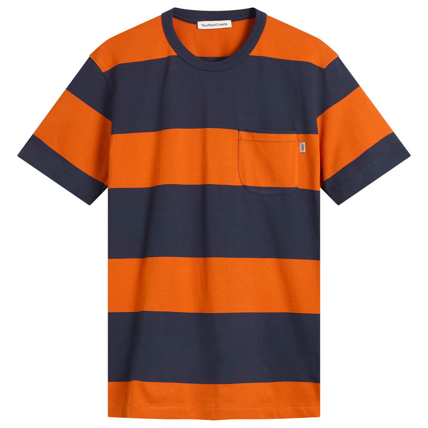 Tričko YMC YMC Wild Ones Block Stripe T-Shirt Oranžová | P6ZAM-40, 1