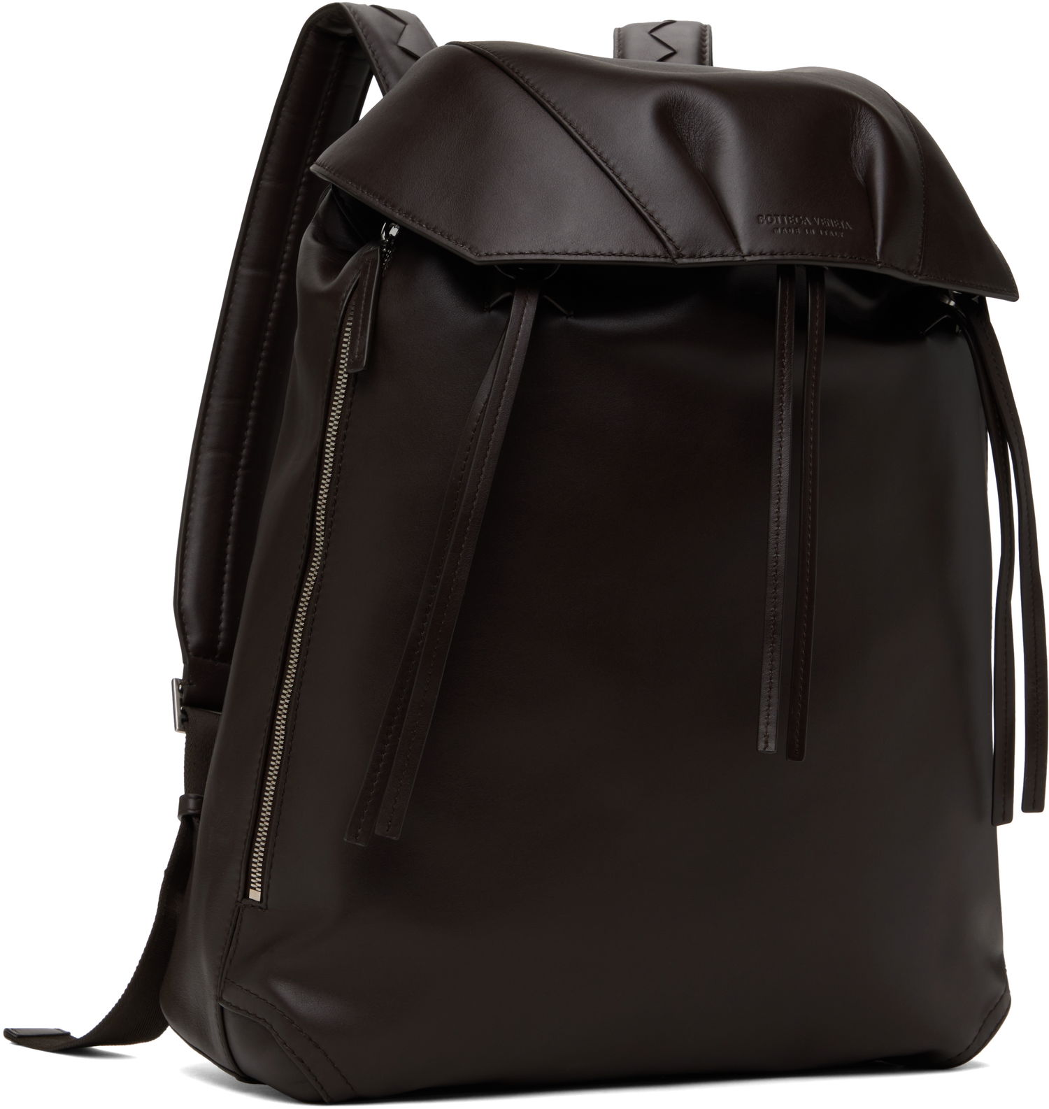 Batoh Bottega Veneta Leather Backpack Hnedá | 807748 V4O93 2145, 1
