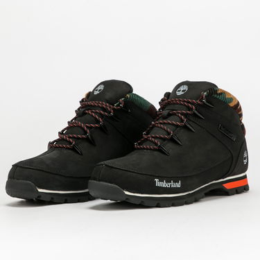 Tenisky a topánky Timberland Euro Sprint Mid Hiker "Black Nubuck" Čierna | A2K7Z 001, 1