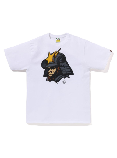 Tričko BAPE General Kabuto Tee Biela | 1J20-110-018