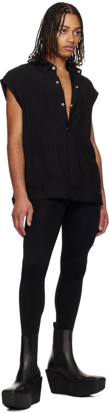 Košeľa Rick Owens Rick Owens Sleeveless Jumbo Shirt Čierna | RU01E5776 Y, 3