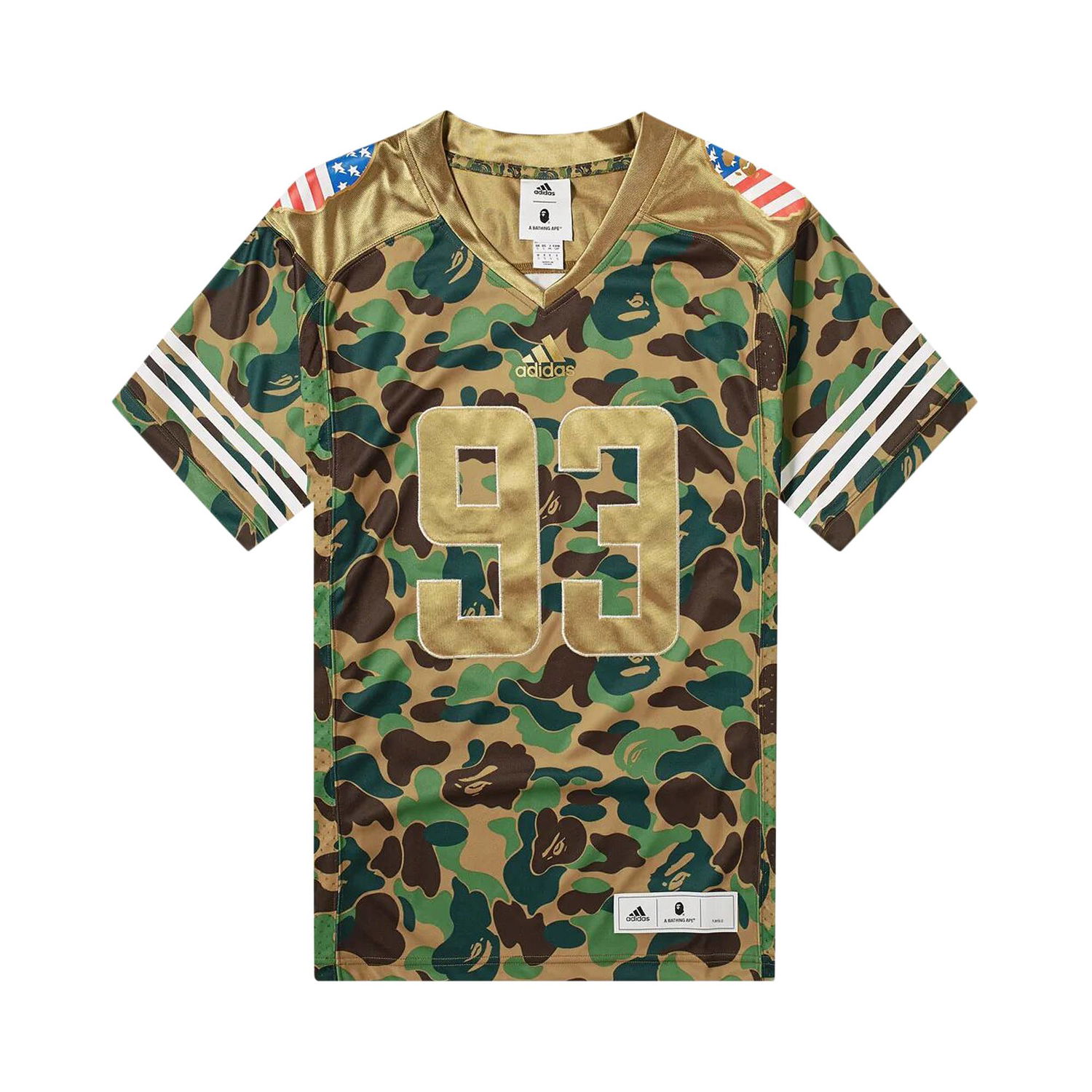 Dres BAPE x adidas SB Jersey Zelené | DW9285, 1