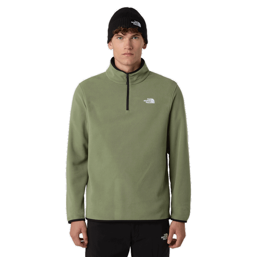 Bunda The North Face GLACIER FLEECE 1/4 ZIP JACKET Zelené | NF0A8D0QBO91