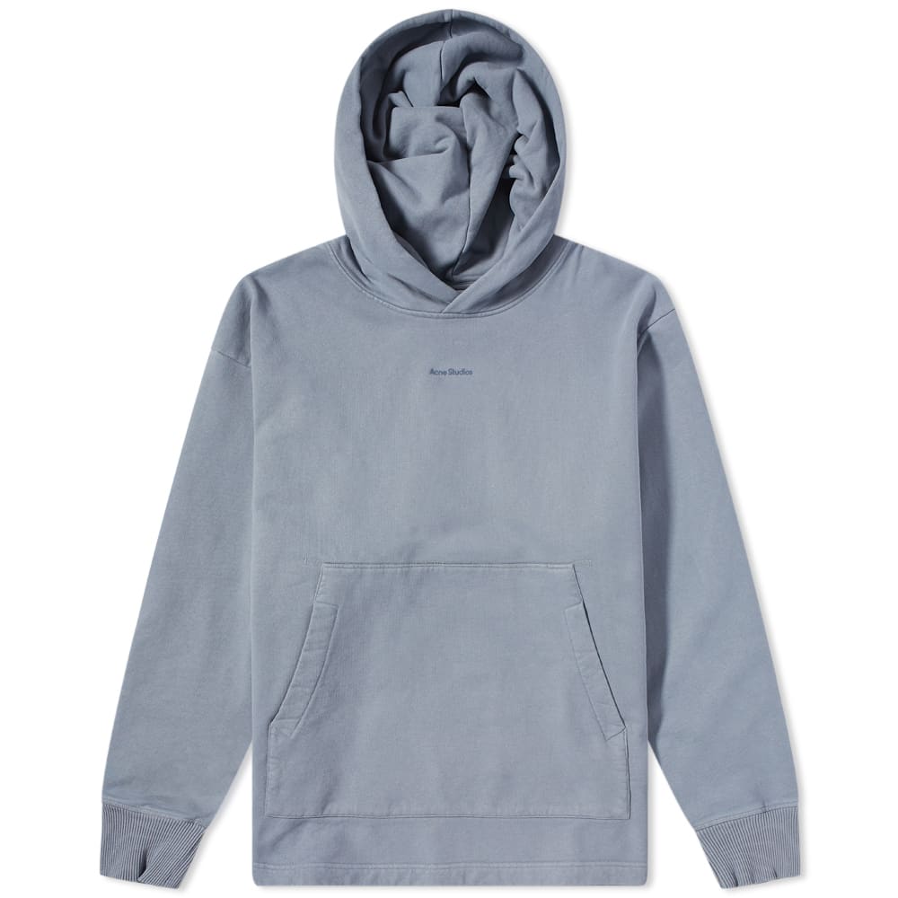 Mikina Acne Studios Franklin Stamp Logo Oversized Hoody Šedá | BI0139-AA4, 0