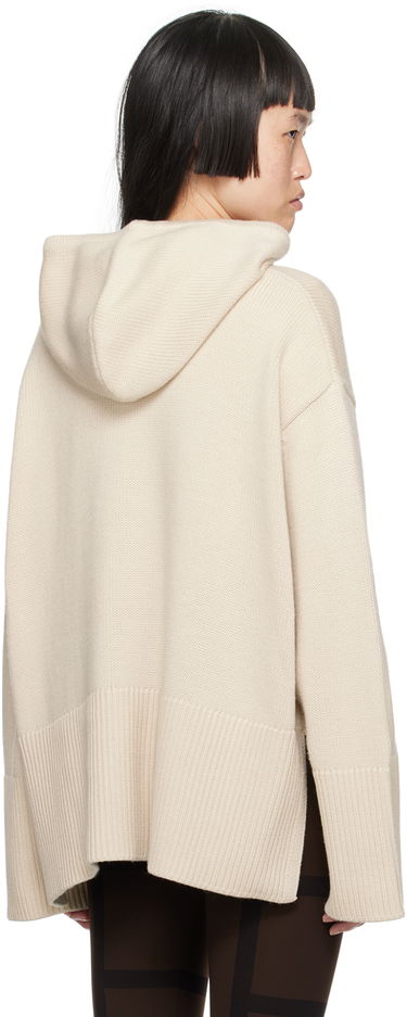 Sveter TOTEME TOTEME Signature Knit Hoodie Béžová | 234-WRTWTP166-YA0008, 2