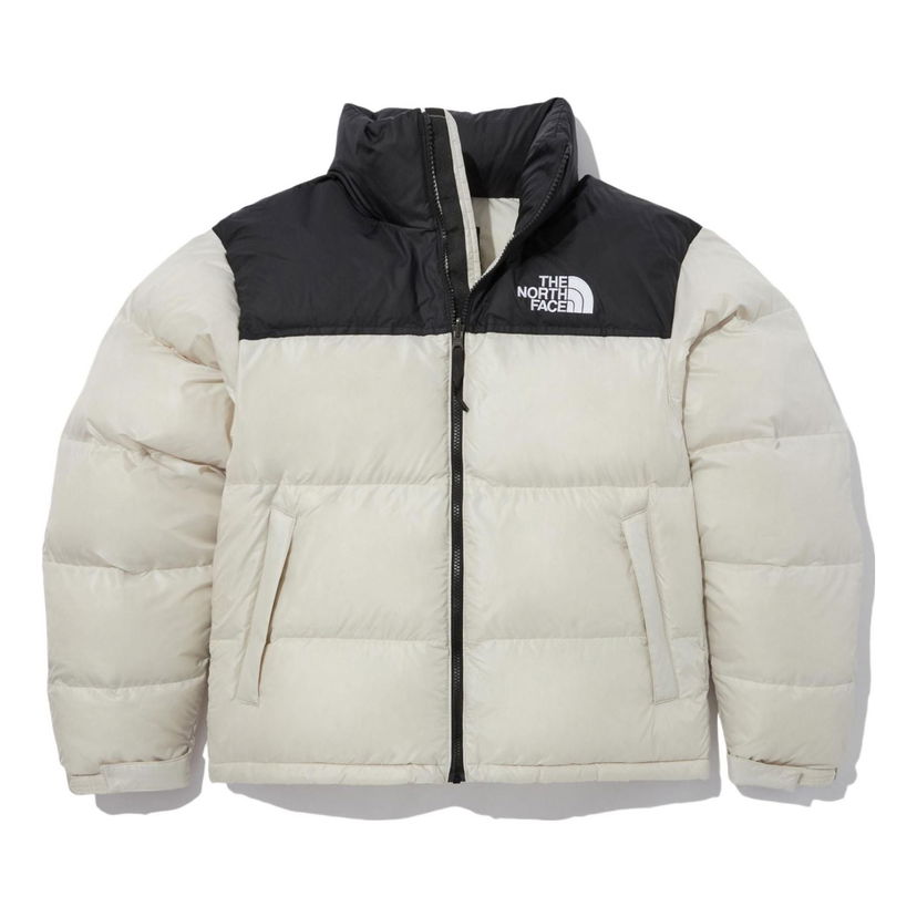 Prešívaná bunda The North Face Logo Nuptse Puffer Jacket Béžová | NJ1DN60B