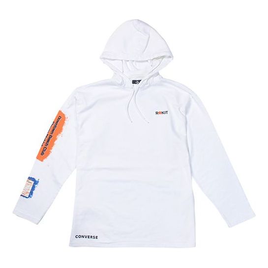 Mikina Converse Converse x Rokit Crossover Hoodie Biela | 10020773-A01