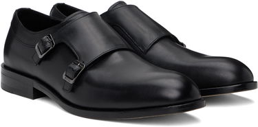 Oblečenie BOSS Flexible Sole Monk Strap Shoes Čierna | 50536161, 3
