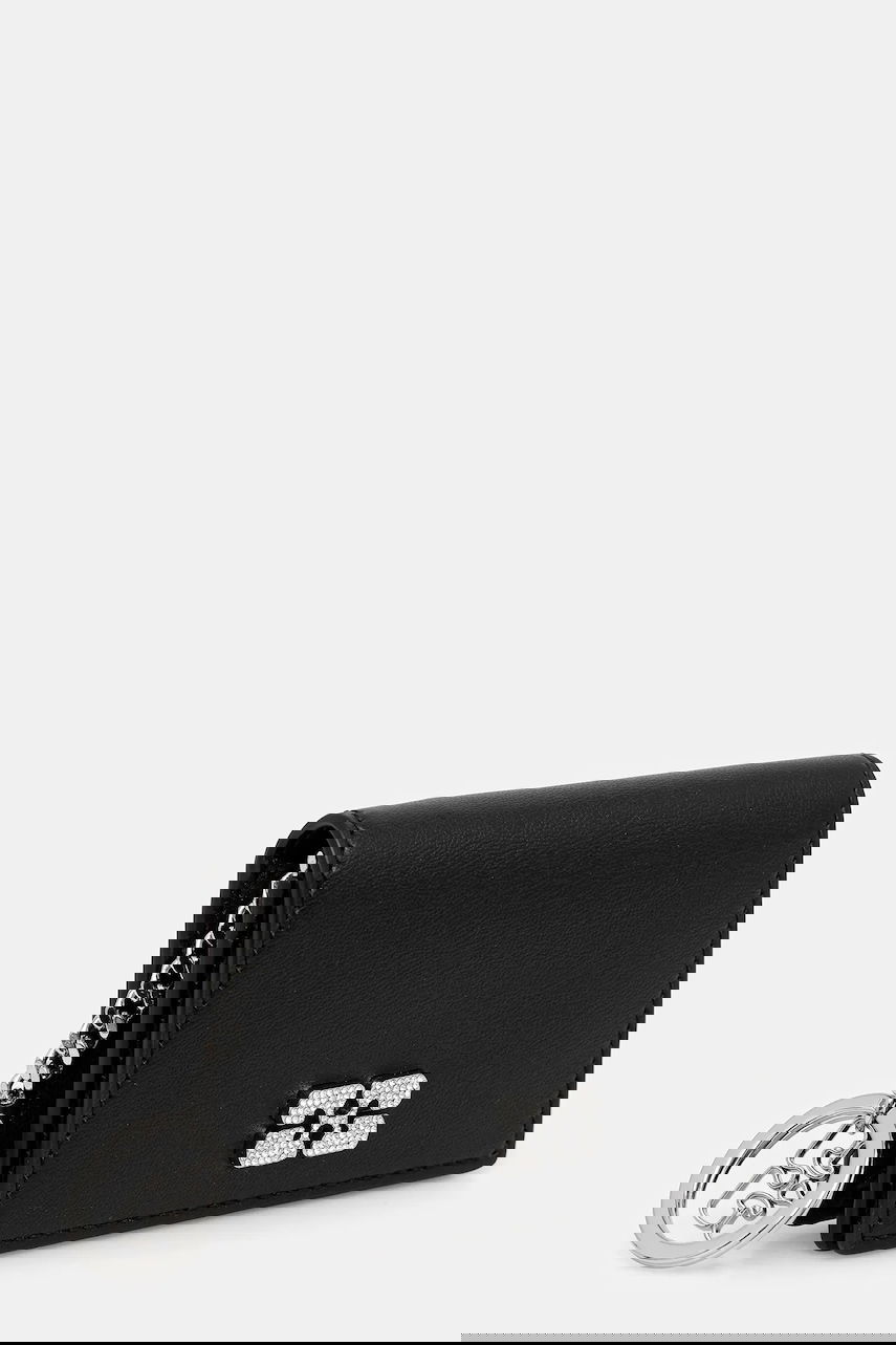 Peňaženka GANNI GANNI Flap Card Holder Strass Čierna | A6395, 1