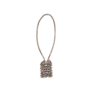 Taška cez rameno MARTINE ALI GOAT Exclusive Chainmail Double Strap Bag In Gunmetal Metalická | MA226162401 HSG, 0