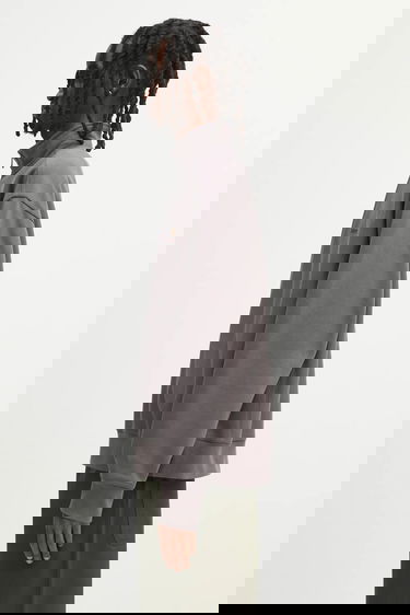 Mikina Carhartt WIP Half Zip American Script Sweatshirt Šedá | I027014-33C.XX, 3