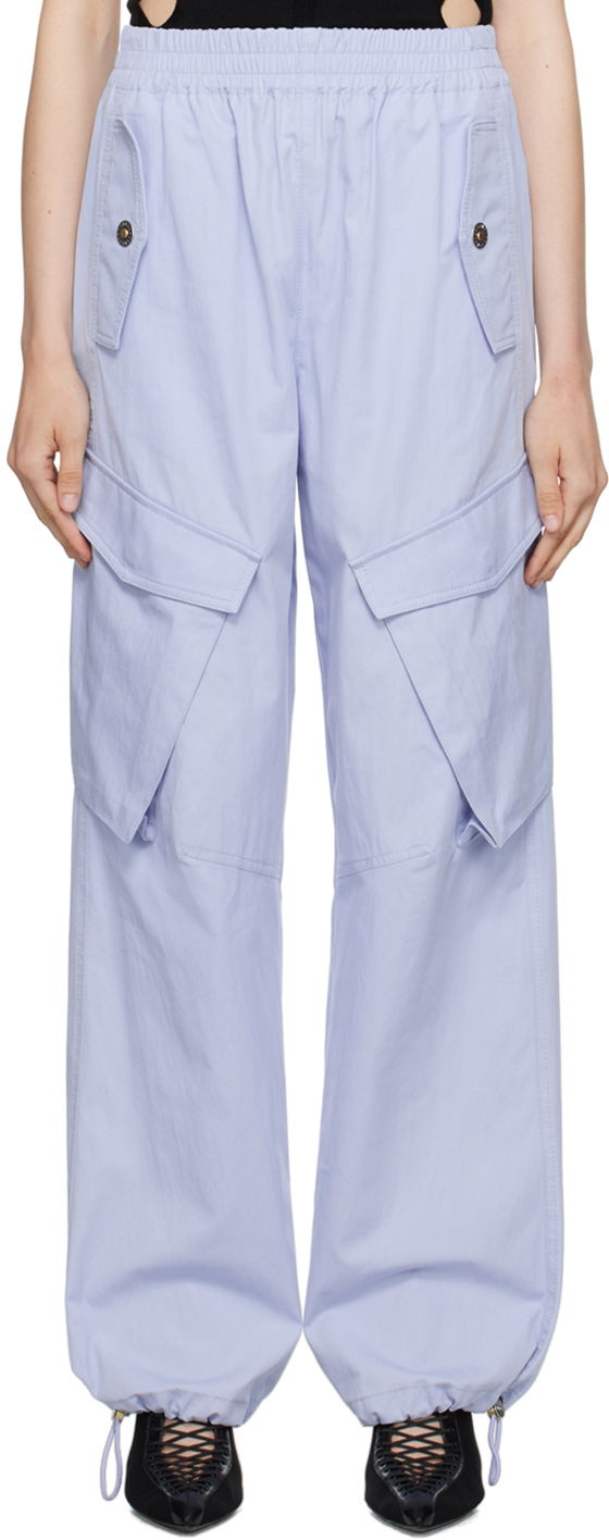 Cargo nohavice Dion Lee Elasicized Cargo Trousers Modrá | C2150P23, 0