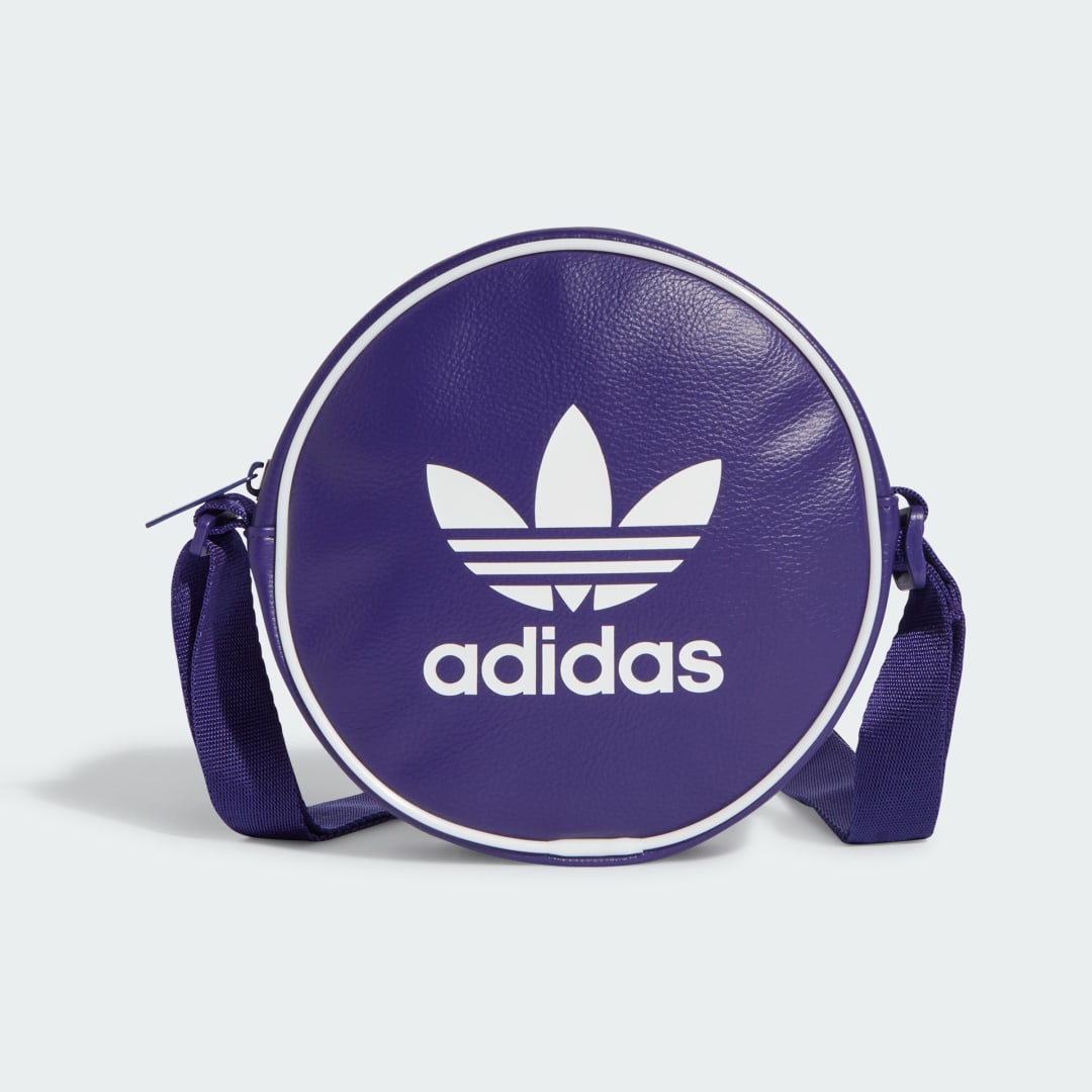 Taška cez rameno adidas Performance Adicolor Classic Round Fialová | IX7488, 0