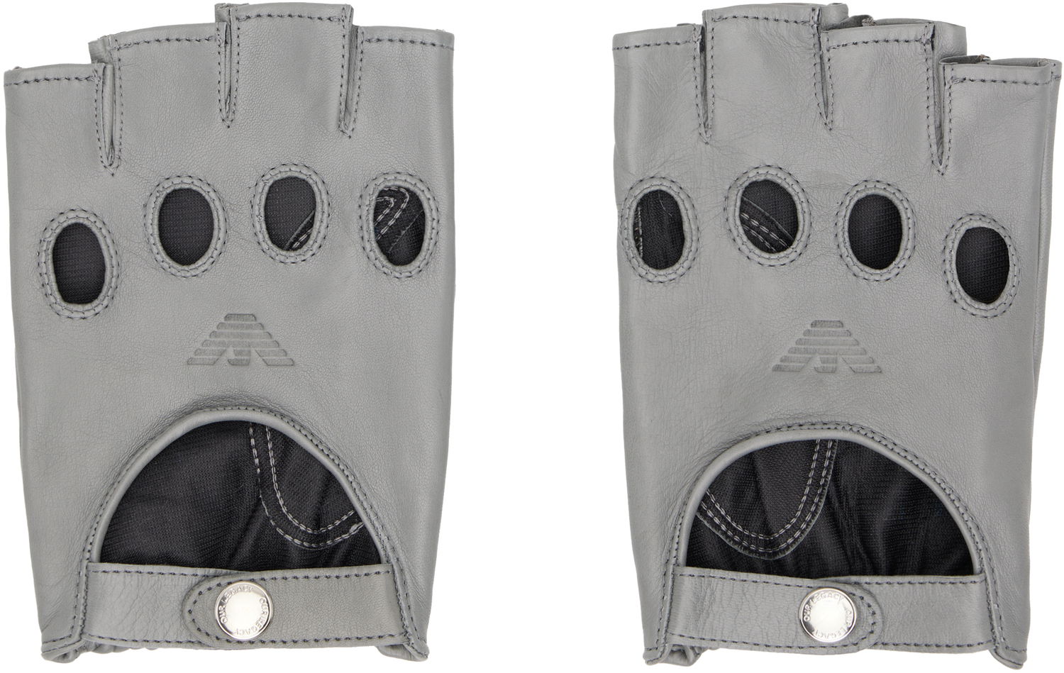 Rukavice OUR LEGACY Emporio Armani Fingerless Gloves Šedá | WS2257TS, 0