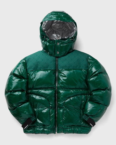 Prešívaná bunda Casablanca Shiny Hooded Puffer Jacket Zelené | MPF25-OT-197-01, 0