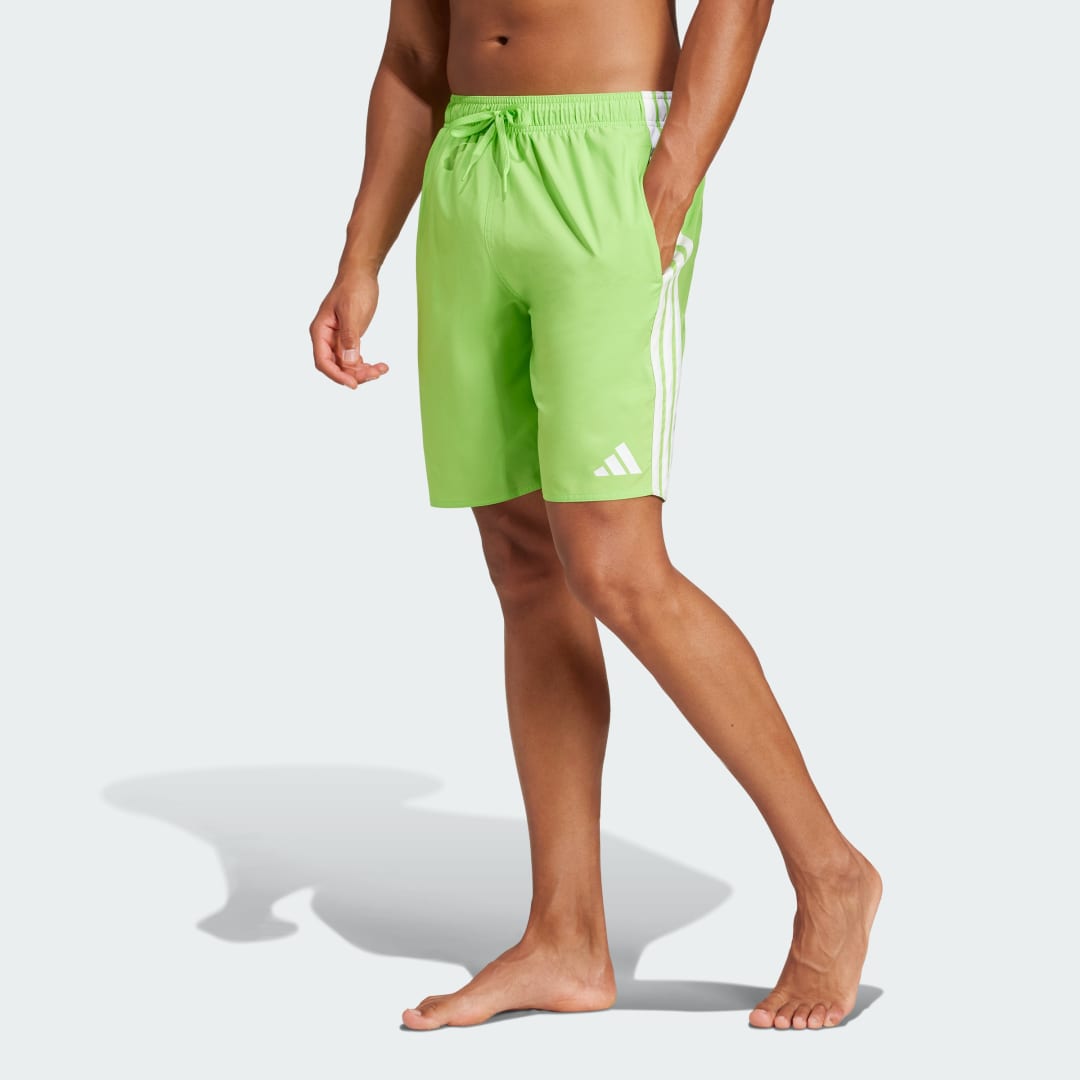 Plavky adidas Performance Green Swim Trunks 8-Inch Zelené | JD4242, 0