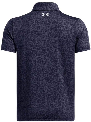 Polo tričko Under Armour Playoff Printed Polo Shirt Čierna | 1382681-413, 1