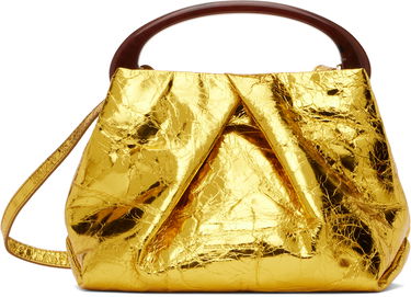 Kabelka Dries Van Noten Dries Van Noten Leather Top Handle Bag Metalická | 251-011524-207, 0